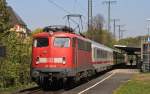 113 309 am 23.04.10 mit IC 2862 von Hamm nach Bonn in K�ln West.(hinten dran hing 113 267)
