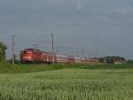 Hier ist der pbz mit der 113 309-9 in K�fering am 14.06.2010 .