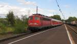 Die abgeb�gelte 113 267-9 von DB AutoZug mit dem Lr 78393 nach Dortmund Scharnhorst, im Bf Eltville; 17.09.2010