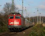 Die 113 268-7 am 20.11.2010 in K�ln West.