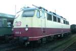 113 311 auf dem Gel�nde des DB Museums Koblenz.