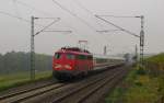DB AutoZug 113 268-7 (91 80 6113 268-7 D-DB) mit dem D 2429 von Dortmund Hbf nach Eltville, bei Erbach (Rheingau); 21.10.2011