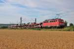 Am 5.8.2012 hat 113 268 einen AZ durch das Leinetal bespannt.