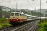 TRI 112 268-8 mit Fußballsonderzug von Köln nach Dortmund in Wuppertal, August 2023.
