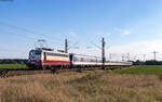 112 268 und 113 309 mit einem DLr (Stuttgart Hbf - Dortmund Hbf) bei Waghäusel 19.8.25