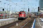 113 268 am 21.02.10 mit IC 1283 Zell am See-Flensburg in Mnchen Ost