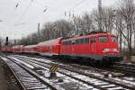 113 309-9 zog am 13.03.2013 einen PbZ durch Osnabrck.