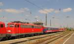 DB AutoZug 113 309-9 im PbZ 2467 aus Berlin-Lichtenberg, am 22.08.2013 in Leipzig Hbf.