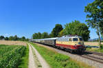 113 309 (E10 1309) mit DPF 20363 am 13.07.2017 bei Langenisarhofen.