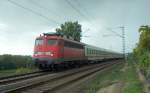 DB 113 267-9 mit dem D 1929 von Dortmund Hbf nach Eltville bei Erbach (Rheingau); 02.10.2008