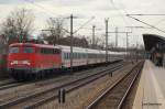 113 268-7 bringt am 20.03.10 den IC 1281  Groglockner  von Mnchen Hbf nach Schwarzach-St.