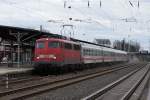 113 309-9 + 113 267-9 mit dem IC 2863 in Solingen Hbf am 28.03.2010 um 14:04 Uhr