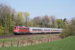 113 309-9 + 113 267-9 mit dem Ersatz Intercity am 18.04.2010 in Gruiten