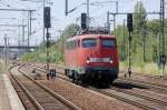 113 268-7 als LZ in Berlin Schnefeld. 20.07.2010