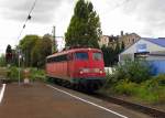 DB 113 267-9 beim umsetzen im Bf Eltville; 17.09.2010