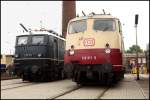 113 311 und E10 121 im BW Osnabrck.