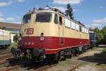 Die 113 311-5 beim 175 Jahre Eisenbahn in Deutschland fest im BW Nrnberg Gostenhof am 19,08,10