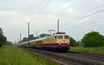 Am Morgen des 19.05.18 fuhr 113 309 mit einem AKE von Merseburg nach Binz.
