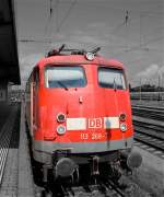 Eine der letzten drei: Die BR 113 268-7 in Basel Badischer Bahnhof.