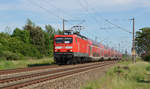 Neben den 111ern und 245ern mischten auch zwei 114er am 28.05.17 im Kirchentagsverkehr mit.