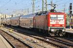 114 006-0 verlässt am 16.11.2018 mit der RB19974 nach Heilbronn Hauptbahnhof den Stuttgarter Hauptbahnhof.