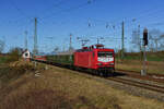 114 006 mit dem DPE 2889 Dresden Hbf - Ostseebad Binz in Samtens  5.4.2025