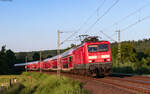 114 038 und 114 012 im Schlepp mit dem Lr 73521 (Bad Soden-Salmünster - Frankfurt Hbf) bei Wirtheim 13.5.25