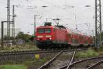 DB 114 040 | Anklam | September 2019 | ich stehe neben dem Gleis