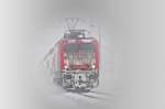 manchmal l��t die Natur alles in einem tr�ben Wei� erscheinen, um es--------------> - 114 037 hat den Bf Stralsund verlassen mit ihrer RE 3 nach Elsterwerda am 19.12.2010
