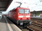 Am 01.Mai 2010 mu�te 114 015 den RE von Elsterwerda nach Stralsund auch in Angerm�nde halten.