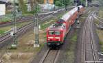 114 040 hat am 04.05.11 das S�dkreuz verlassen und ist nun in Richtung Hbf unterwegs.