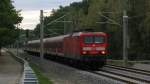 Ein weiteres Bild der Garnitur auf der n�chsten Fahrt als RE 92034 BCS-BLO mit f�hrender 114er.