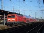 Am 26.02.2012 fuhr 114 008 die RE 20 von Halle �ber Stendal nach Uelzen 