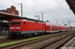 114 007 mit dem RE20 (RE 17704) von Halle(Saale)Hbf nach Uelzen in Stendal.