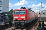 BR 114 014-4 zieht einen Regionalexpress in Richtung Frankfurt a.