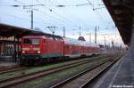 114 028 mit dem RE20 (RE 17620) von Halle(Saale)Hbf nach Uelzen in Stendal.
