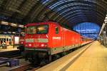 Am Abend des 10.05.2013 wartete 114 010 mit ihrem SE 50 nach W�chtersbach auf Abfahrt in Frankfurt (Main) Hbf.