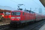 Hier schiebt 114 022 ihre SE nach W�chtersbach am 14.10.13 aus Frankfurt Main S�d.