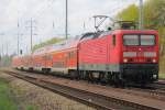 114 003-7 mit dem RE 3 nach Elsterwerda 21.