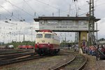 114 488-0 bei der Lokparade  60 Jahre Einheitslokomotiven  im DB Museum Koblenz Lützel, am 18.06.2016.