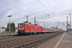 RE 4568 (7 minuten verspätung) von  114 033 gespannt.