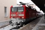 Fast nicht erkannt h�tte ich 114 301 am 06.01.2010 in Bitterfeld.