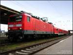 Die aus 143 120 hervorgegangene 114 301 wurde durch geringe Umbauten f�r 140 km/h ert�chtigt und soll demn�chst im schnellfahrenden Regionalverkehr in Sachsen-Anhalt eingesetzt werden.