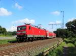 DB Regio 114 031 mit dem RE50 am 03.09.17 bei Hanau 