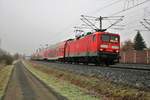 DB Regio 114 008 am 02.01.20 in Rodenbach 