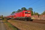 DB Regio 114 030-0 mit dem RE50 am 21.04.20 in Rodenbach