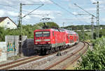 114 035-9 (112 035-1) mit Schublok 114 004-5 (112 004-7 | 212 004-6) von DB Regio Baden-Württemberg als IRE 16656 (IRE8) von Stuttgart Hbf nach Würzburg Hbf durchfährt den Bahnhof