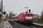 Nachschuss auf 112 024-5 als Ersatzzug auf der RB46 in Bochum Riemke auf den Weg nach Gelsenkirchen.