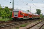 RE von Leipzig nach Magdeburg geschoben von 114 301-5 bei Dessau am 22.05.2009