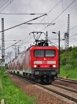 114 002 hat Stralsund verlassen und macht sich nun Richtung Berlin auf den Weg, 01.06.2010